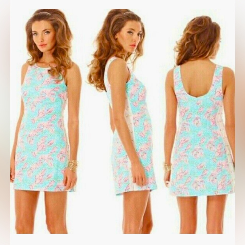 Lilly Pulitzer Lobstah Roll Delia Dress in Spa Blue (14)